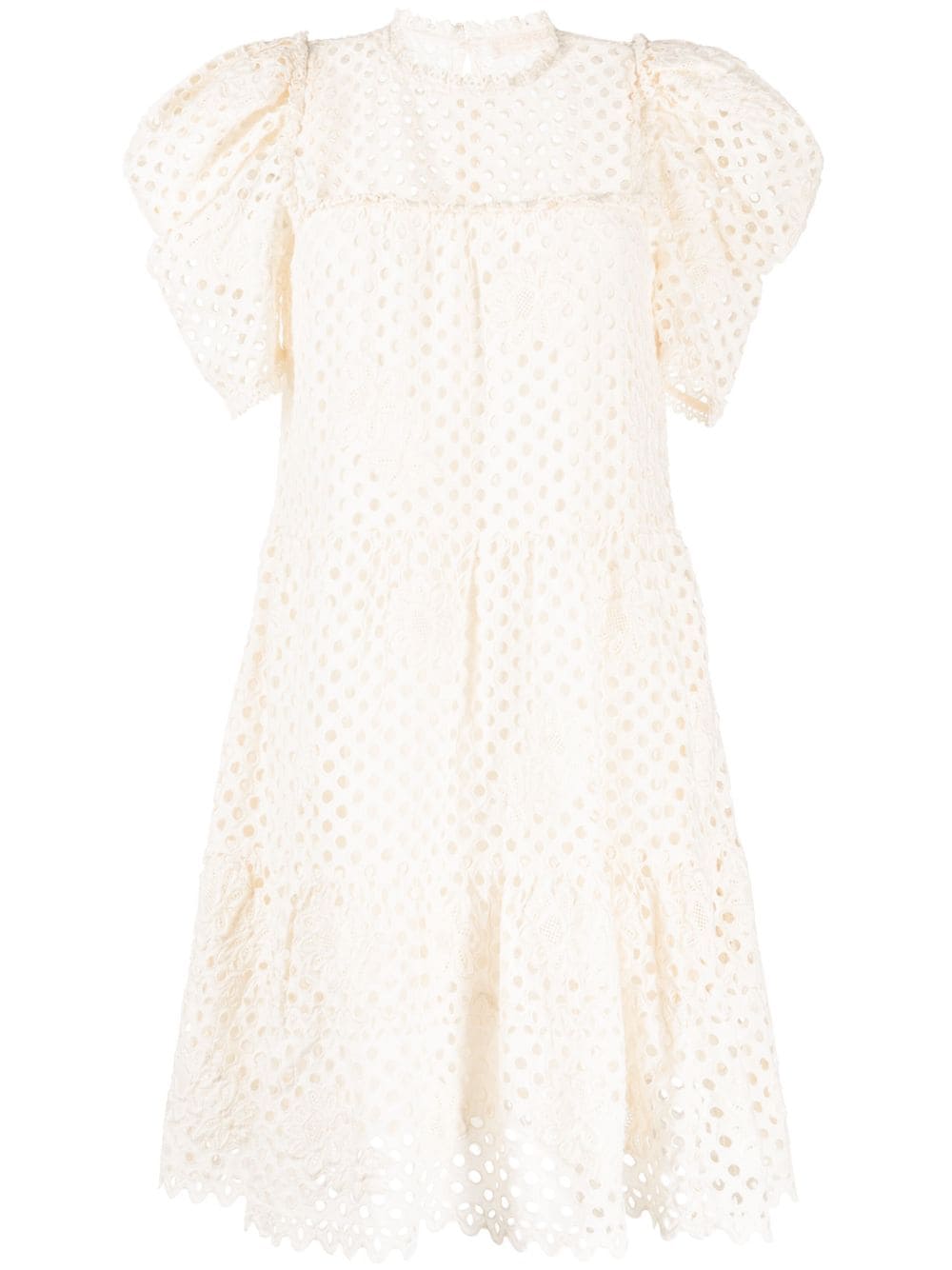 Ulla Johnson Simone floral-appliqué dress - White von Ulla Johnson
