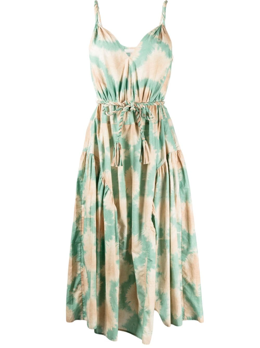 Ulla Johnson Valentina tie-dye midi dress - Green von Ulla Johnson