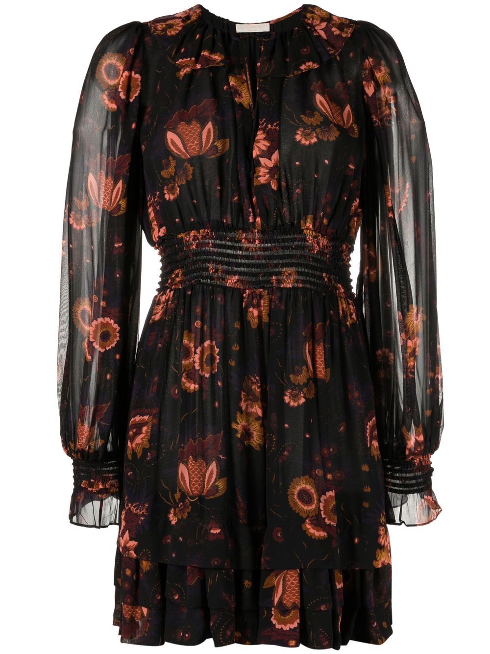 Ulla Johnson Adara floral-print dress - Black von Ulla Johnson