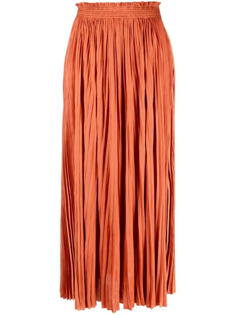 Ulla Johnson high-waisted pleated skirt - Orange von Ulla Johnson