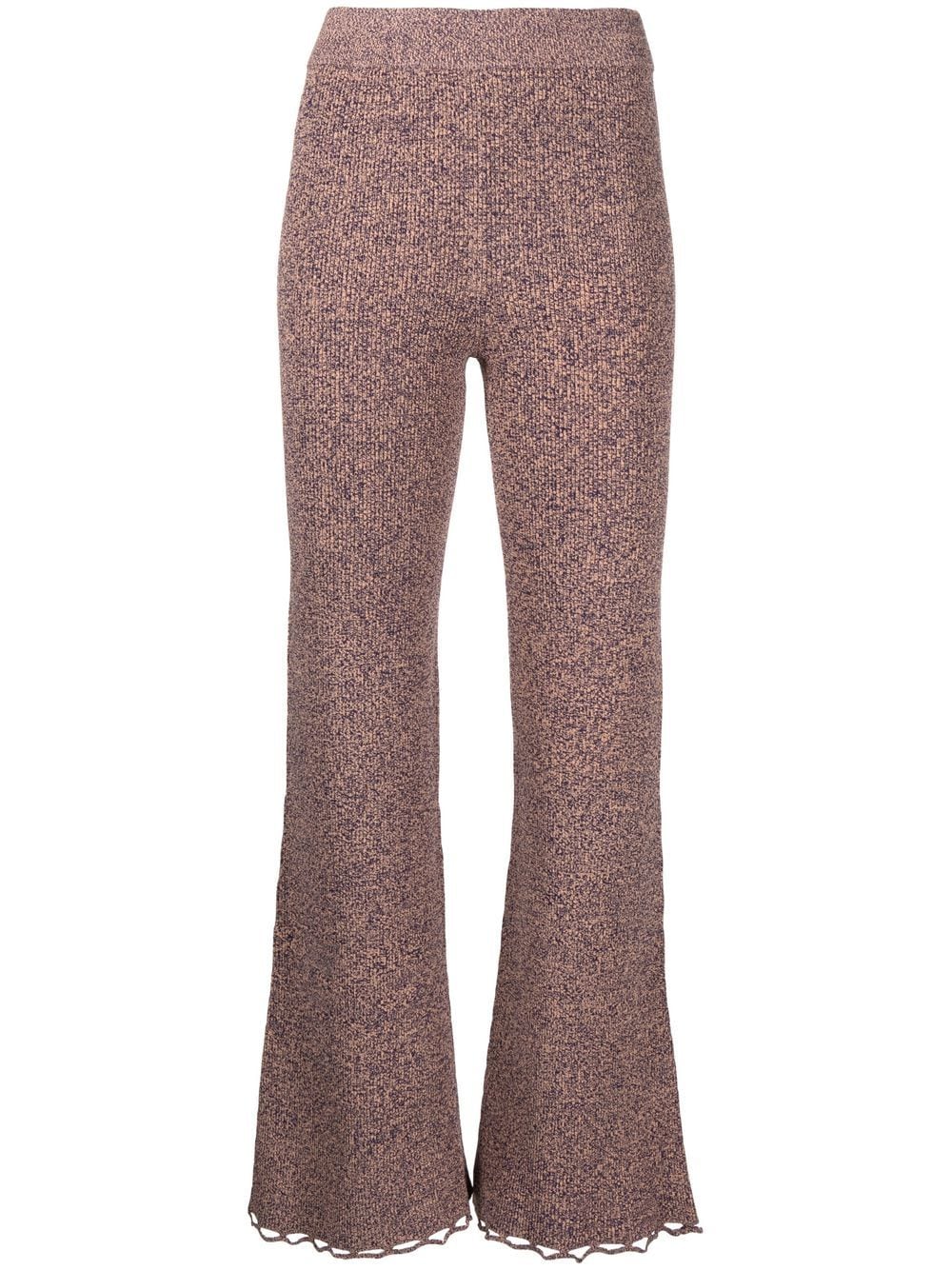 Ulla Johnson knitted flared trousers - Multicolour von Ulla Johnson
