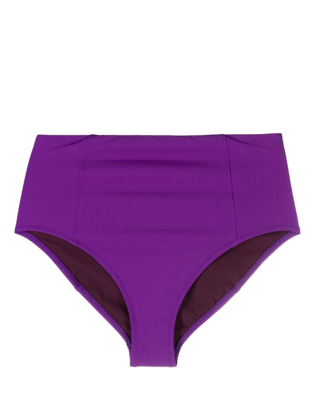 Ulla Johnson plain high-waist bikini bottoms - Purple von Ulla Johnson