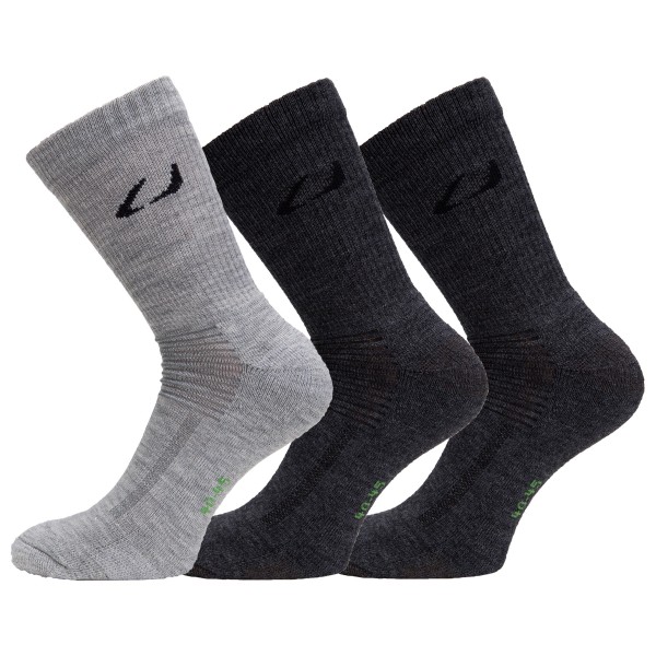 Ulvang - Allround 3-Pack - Merinosocken Gr 35-39;40-45 schwarz von Ulvang
