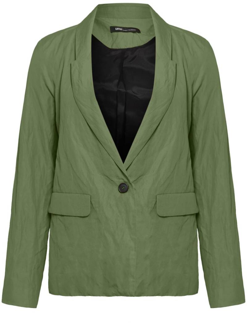 Uma | Raquel Davidowicz Glicol crinkled-effect blazer - Green von Uma | Raquel Davidowicz