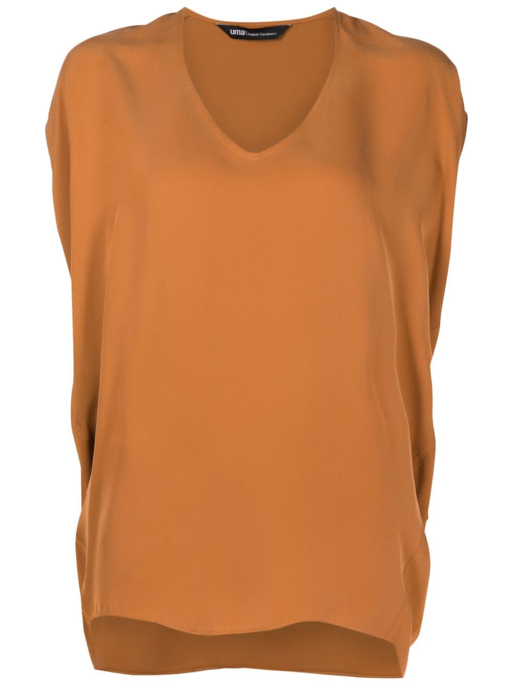 Uma | Raquel Davidowicz V-neck sleeveless blouse - Brown von Uma | Raquel Davidowicz