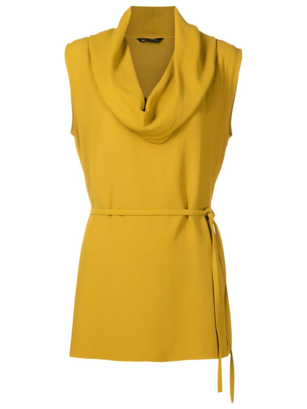 Uma | Raquel Davidowicz cowl-neck tied-waist blouse - Yellow von Uma | Raquel Davidowicz