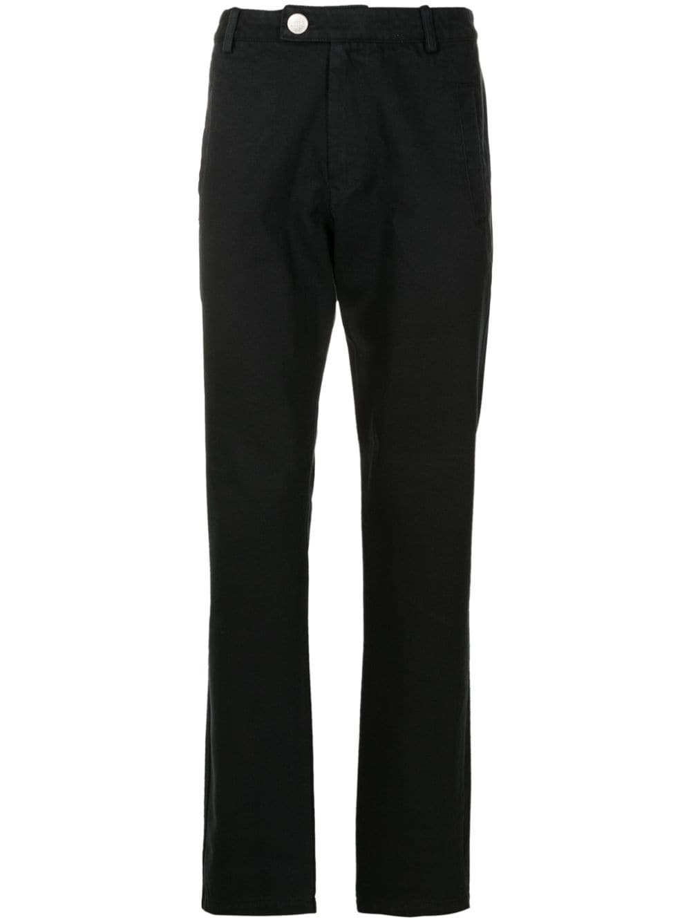 Uma | Raquel Davidowicz logo-patch cotton tapered trousers - Black von Uma | Raquel Davidowicz