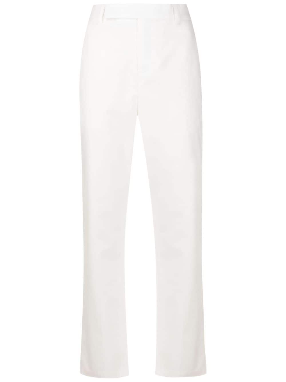 Uma | Raquel Davidowicz off-centre fastening trousers - White von Uma | Raquel Davidowicz