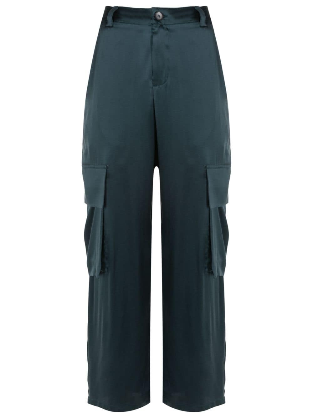 Uma | Raquel Davidowicz straight-leg silk cargo trousers - Green von Uma | Raquel Davidowicz