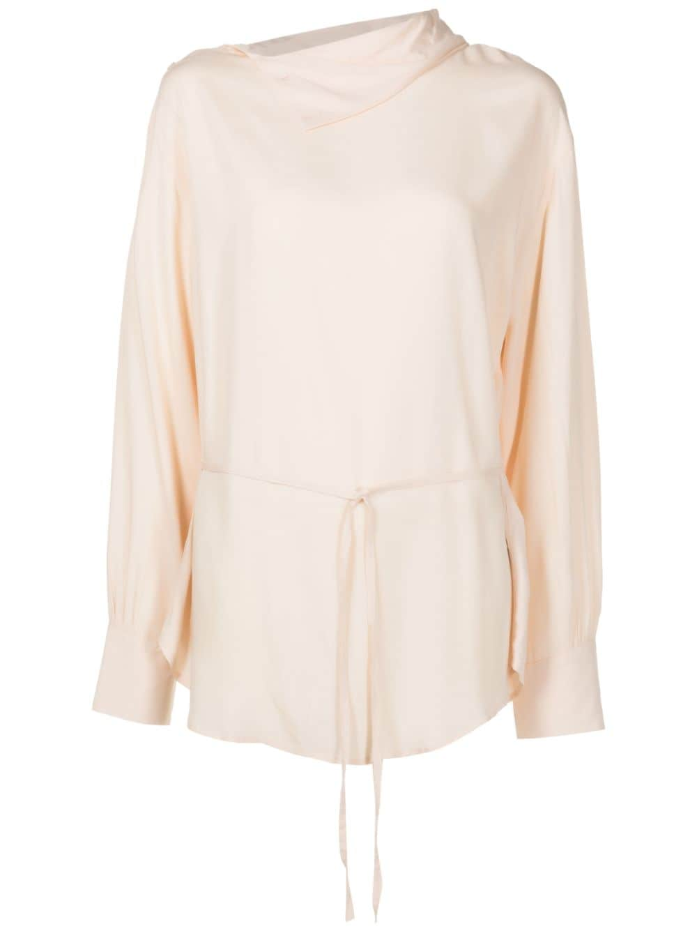 Uma | Raquel Davidowicz tied-waist long-sleeve blouse - Neutrals von Uma | Raquel Davidowicz