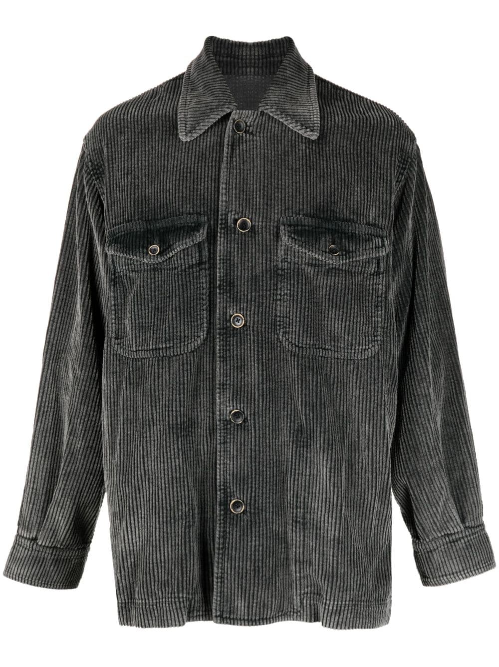 Uma Wang corduroy cotton shirt jacket - Grey von Uma Wang