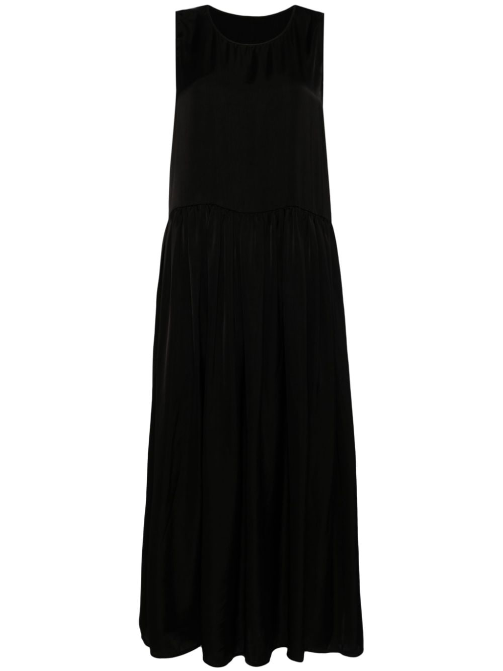 Uma Wang gathered flared dress - Black von Uma Wang