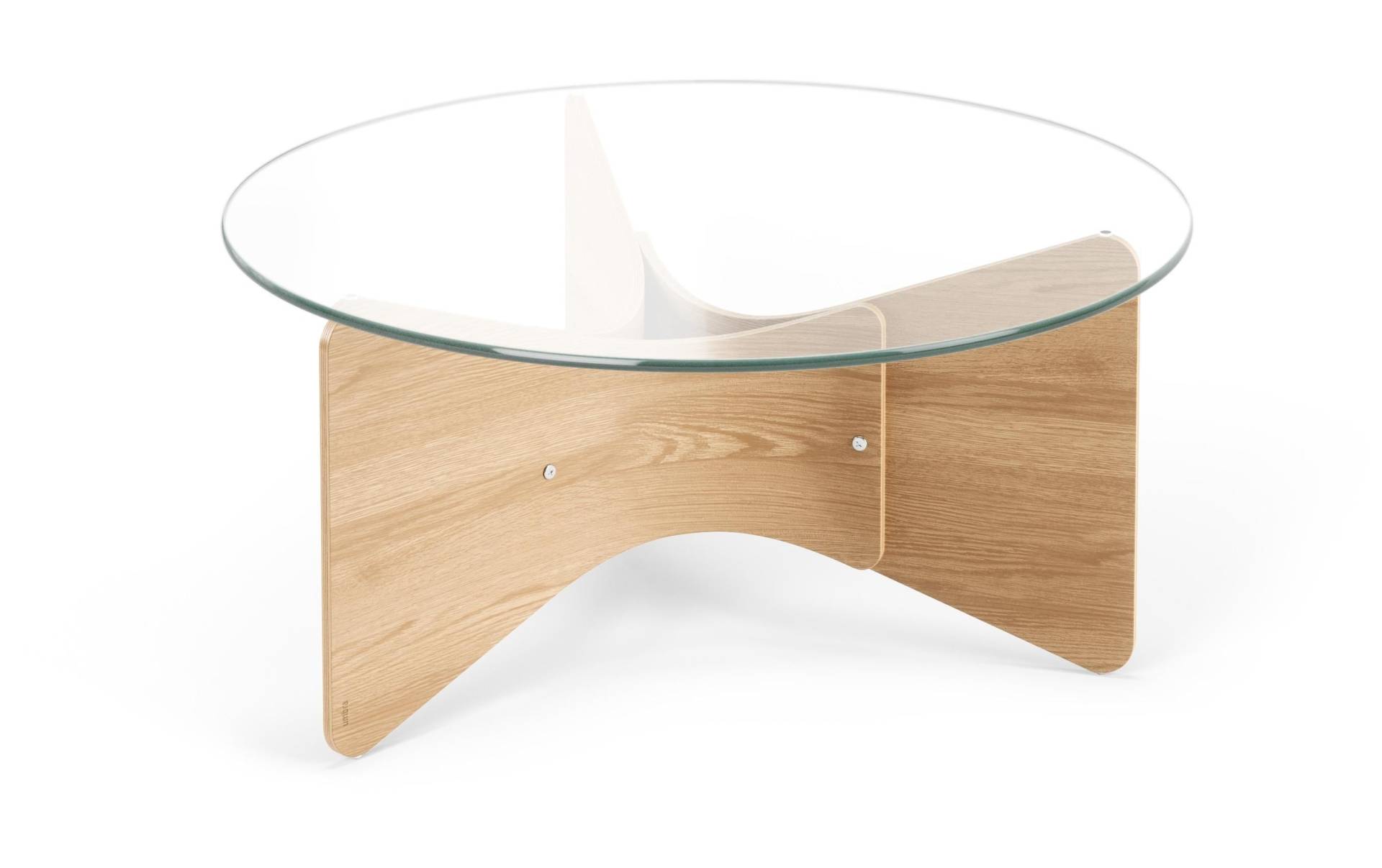 Umbra Beistelltisch »Madera 84 x 38 cm, Nature/Transparent« von Umbra