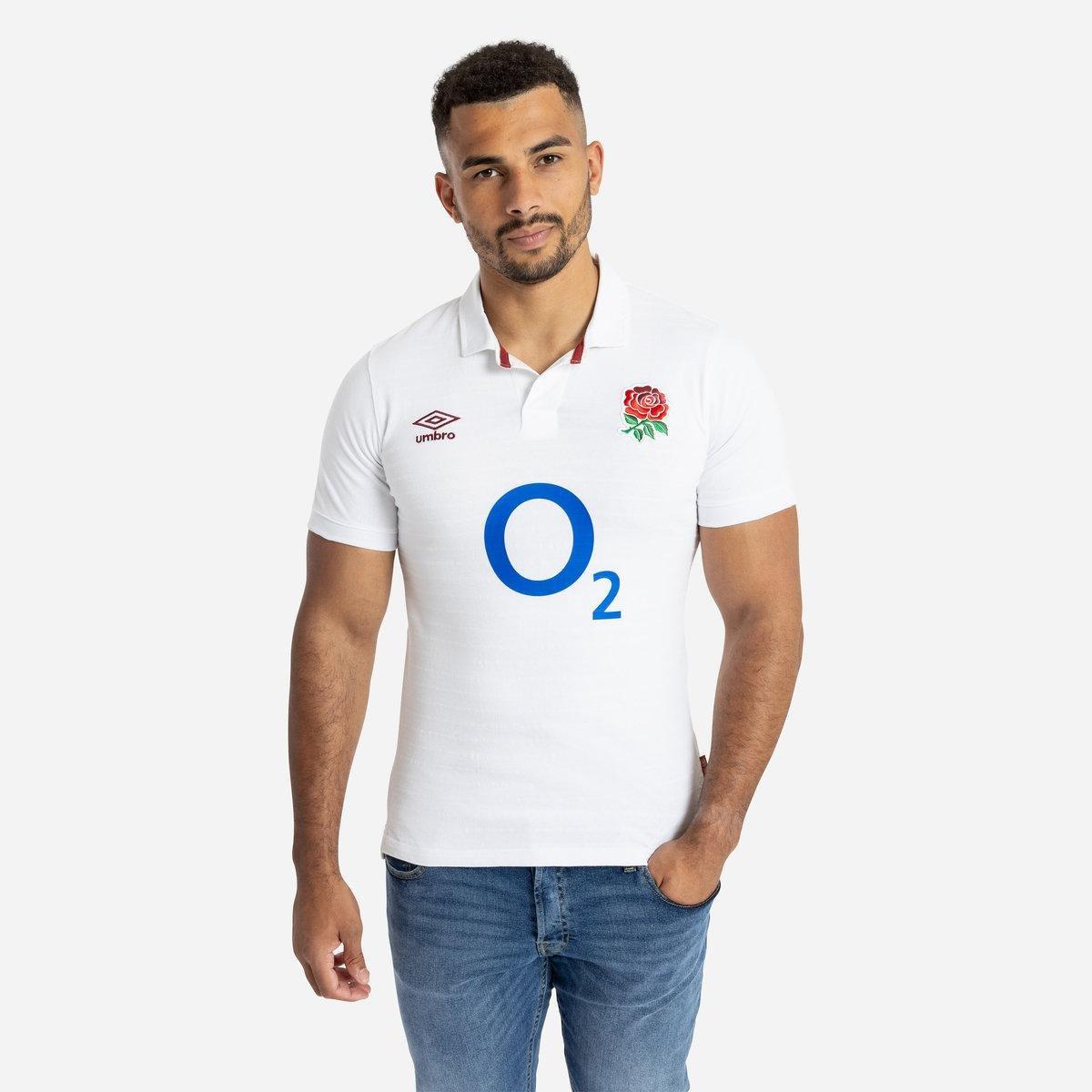 2324 England Rugby Heimtrikot Herren Weiss M von Umbro