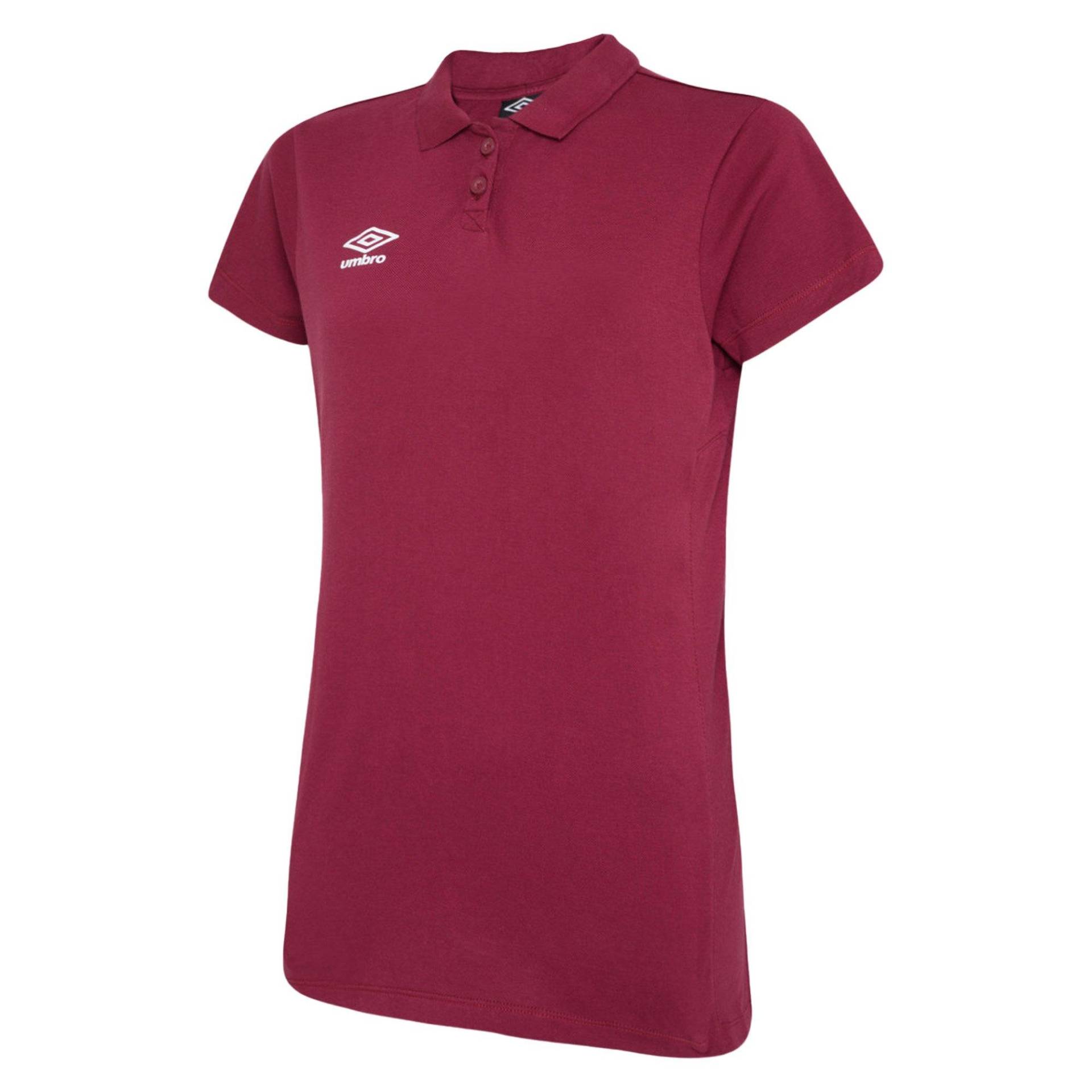 Club Essential Poloshirt Damen Dunkelrosa 34 von Umbro