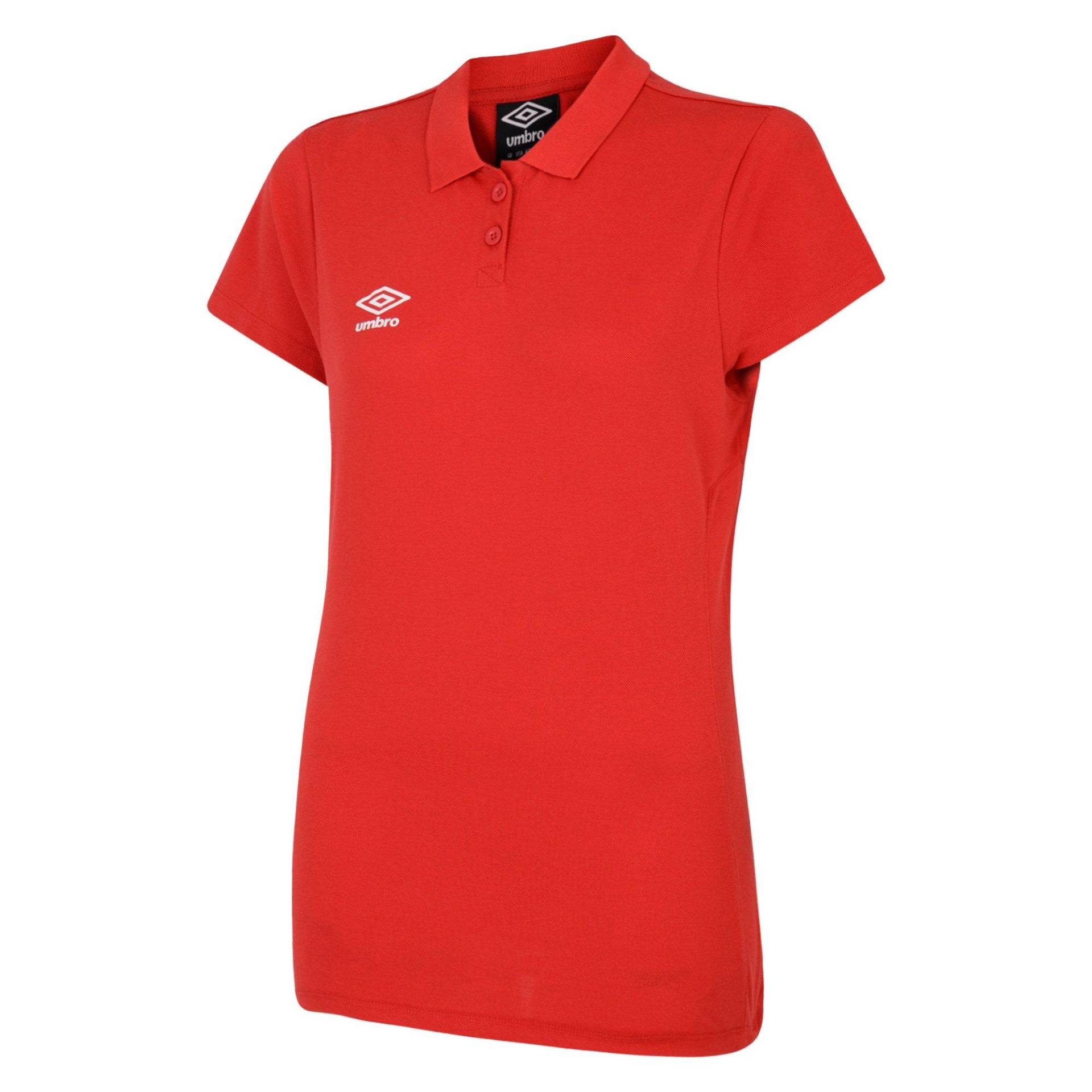 Club Essential Poloshirt Damen Rot Bunt 40 von Umbro