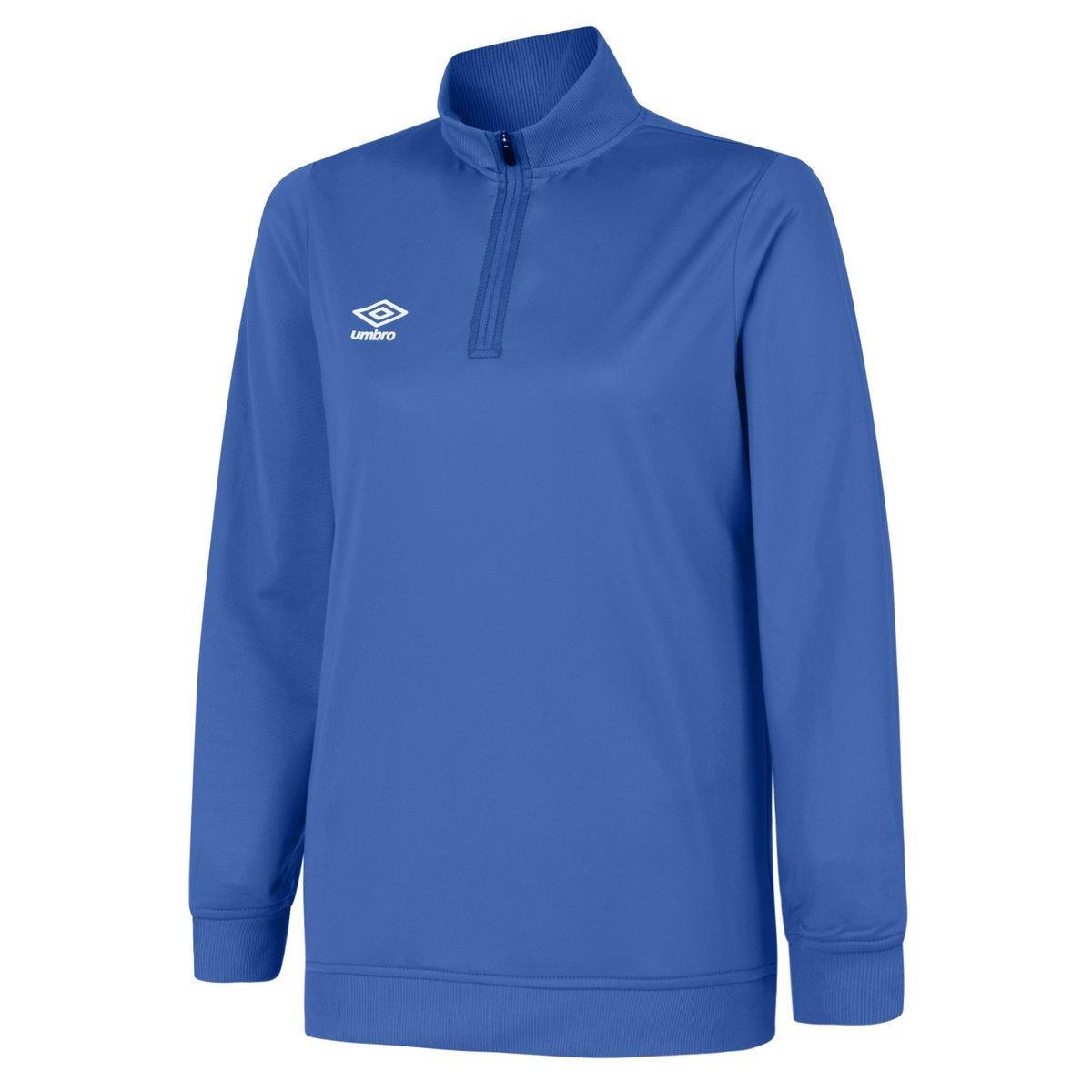 Club Essential Sweatshirt Mit Halbem Reißverschluss Damen Königsblau XL von Umbro