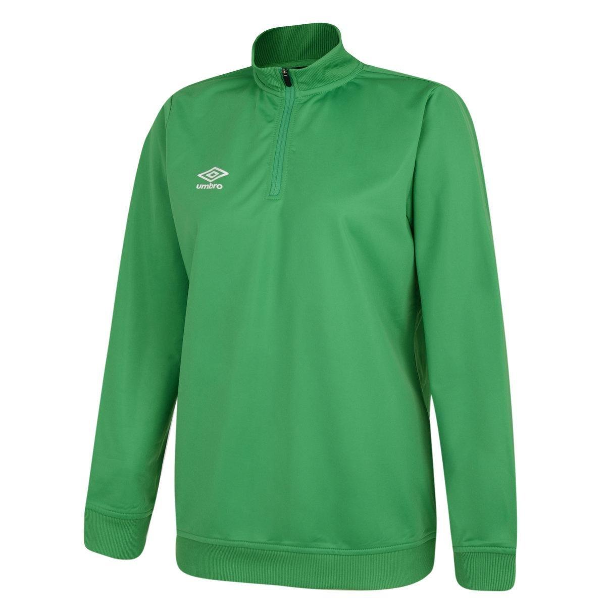 Club Essential Sweatshirt Mit Halbem Reißverschluss Damen Smaragdgrün S von Umbro