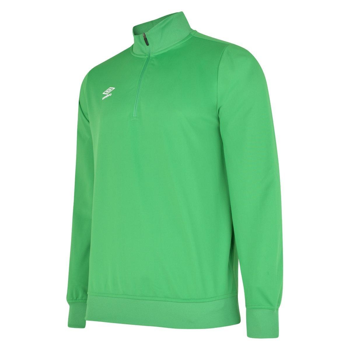 Club Essential Sweatshirt Mit Halbem Reißverschluss Mädchen Smaragdgrün 146/152 von Umbro