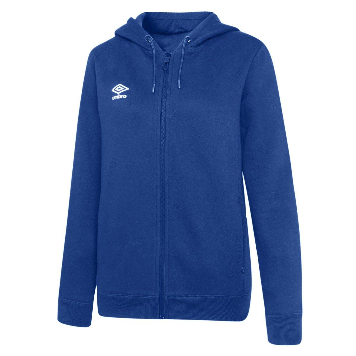 Club Leisure Hoodie Mit Durchgehendem Reißverschluss Damen Blau S von Umbro