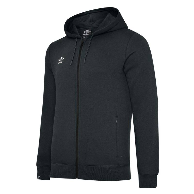 Club Leisure Hoodie Mit Durchgehendem Reißverschluss Herren Schwarz 3XL von Umbro