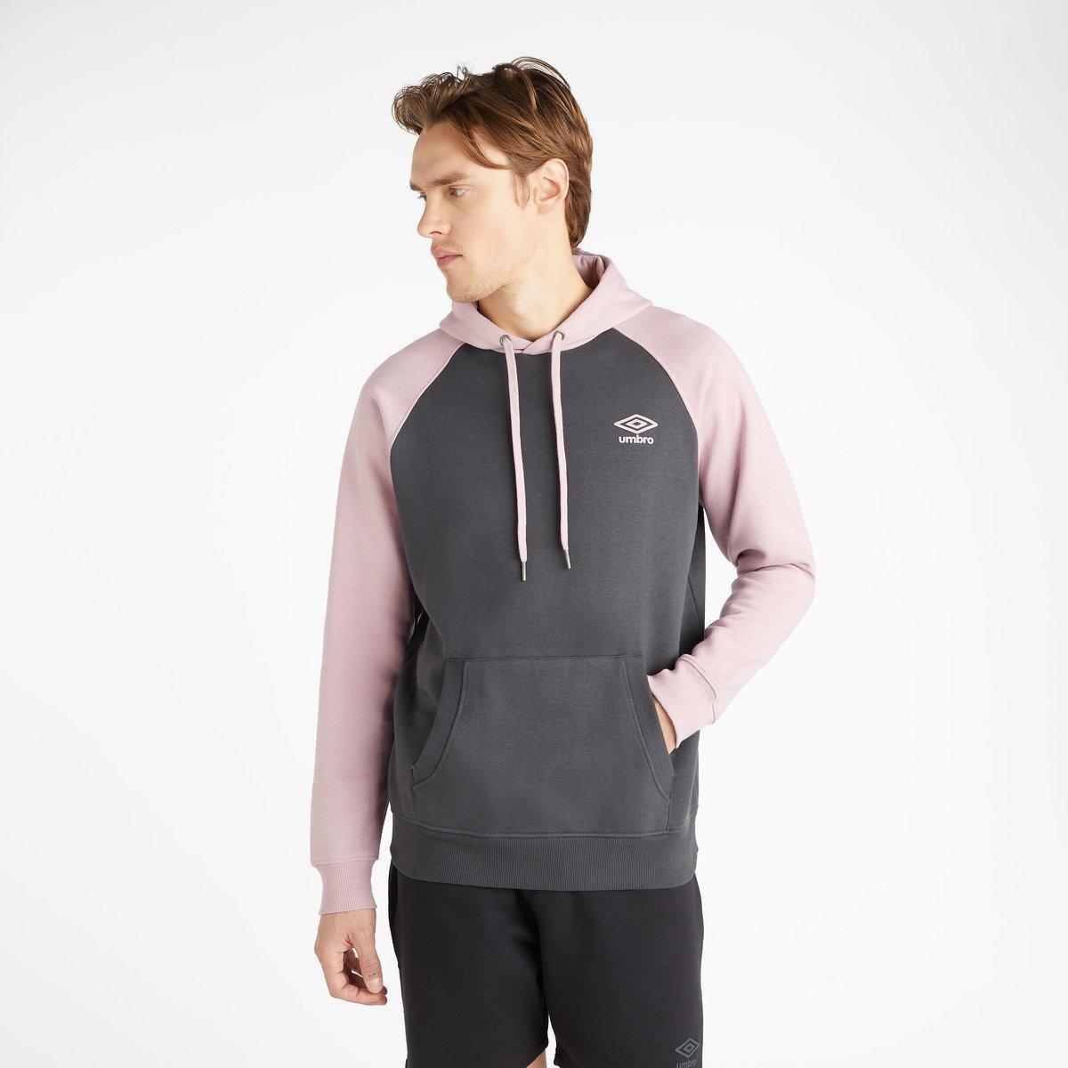 Core Kapuzenpullover Raglanärmel Herren Spacegrau M von Umbro