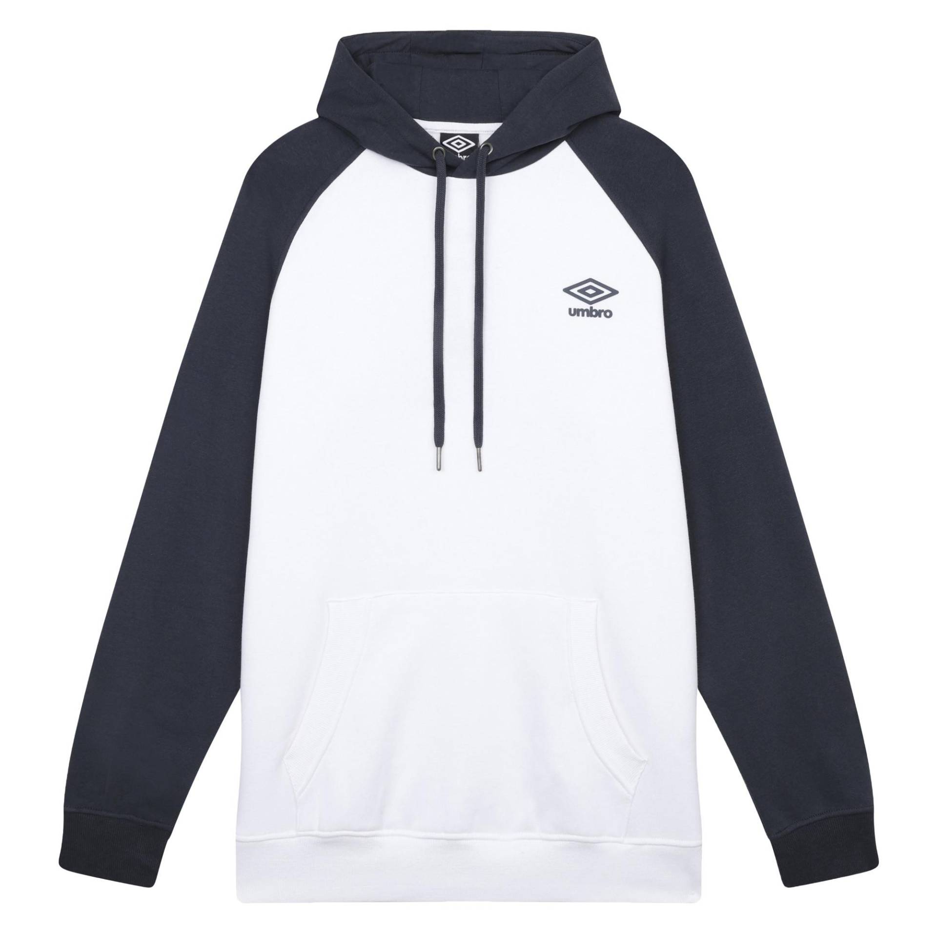 Core Kapuzenpullover Raglanärmel Herren Weiss L von Umbro