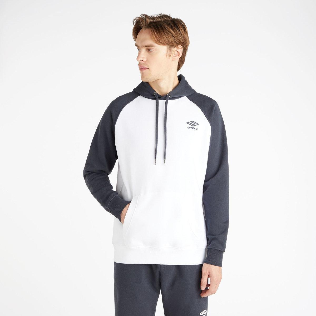 Core Kapuzenpullover Raglanärmel Herren Weiss M von Umbro