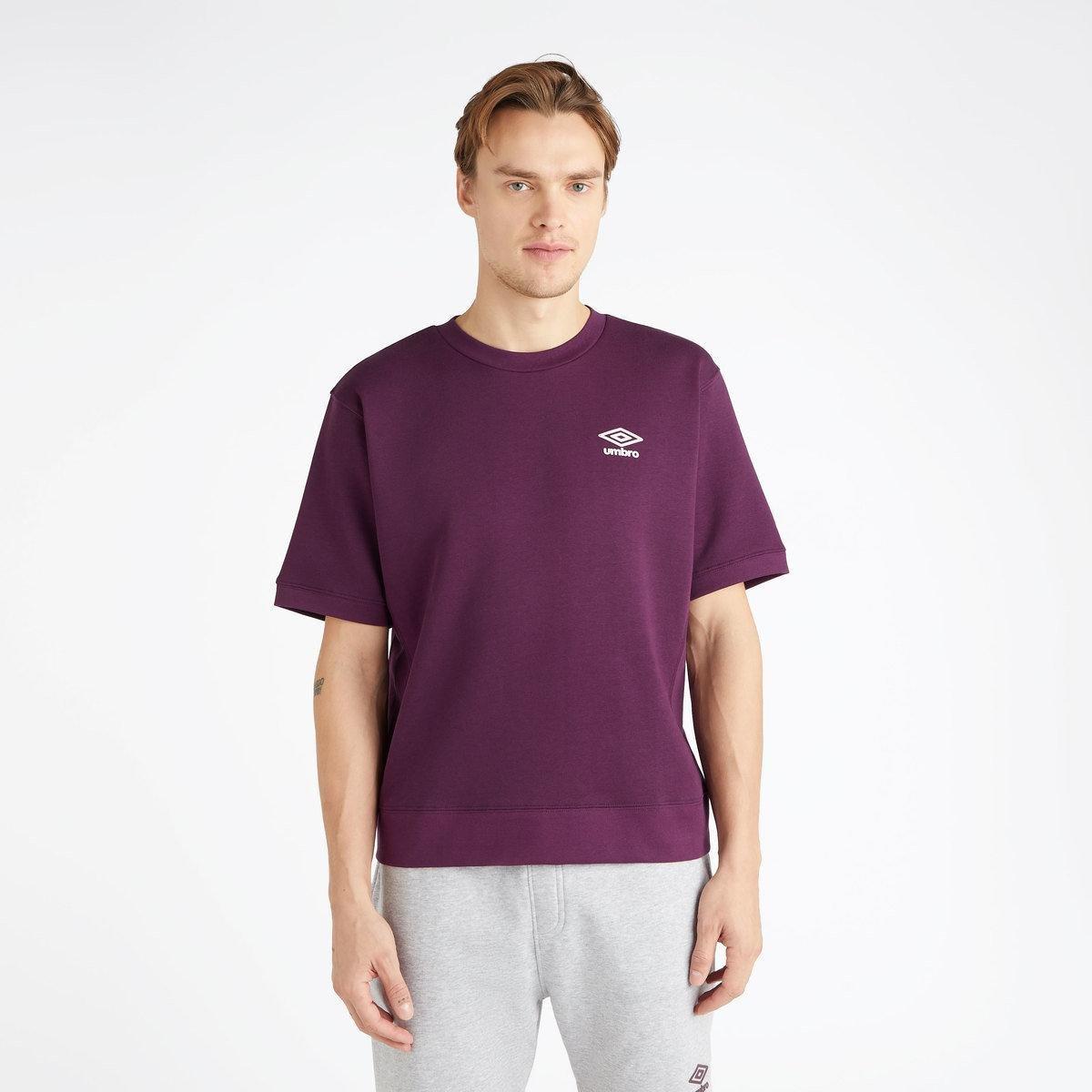 Core Sweatshirt Kurzärmlig Herren Lila L von Umbro