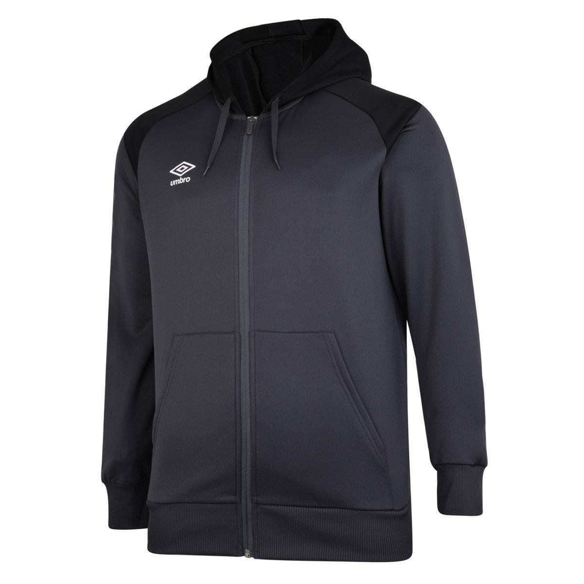 Hoodie Mit Durchgehendem Reißverschluss Jungen Spacegrau 146/152 von Umbro