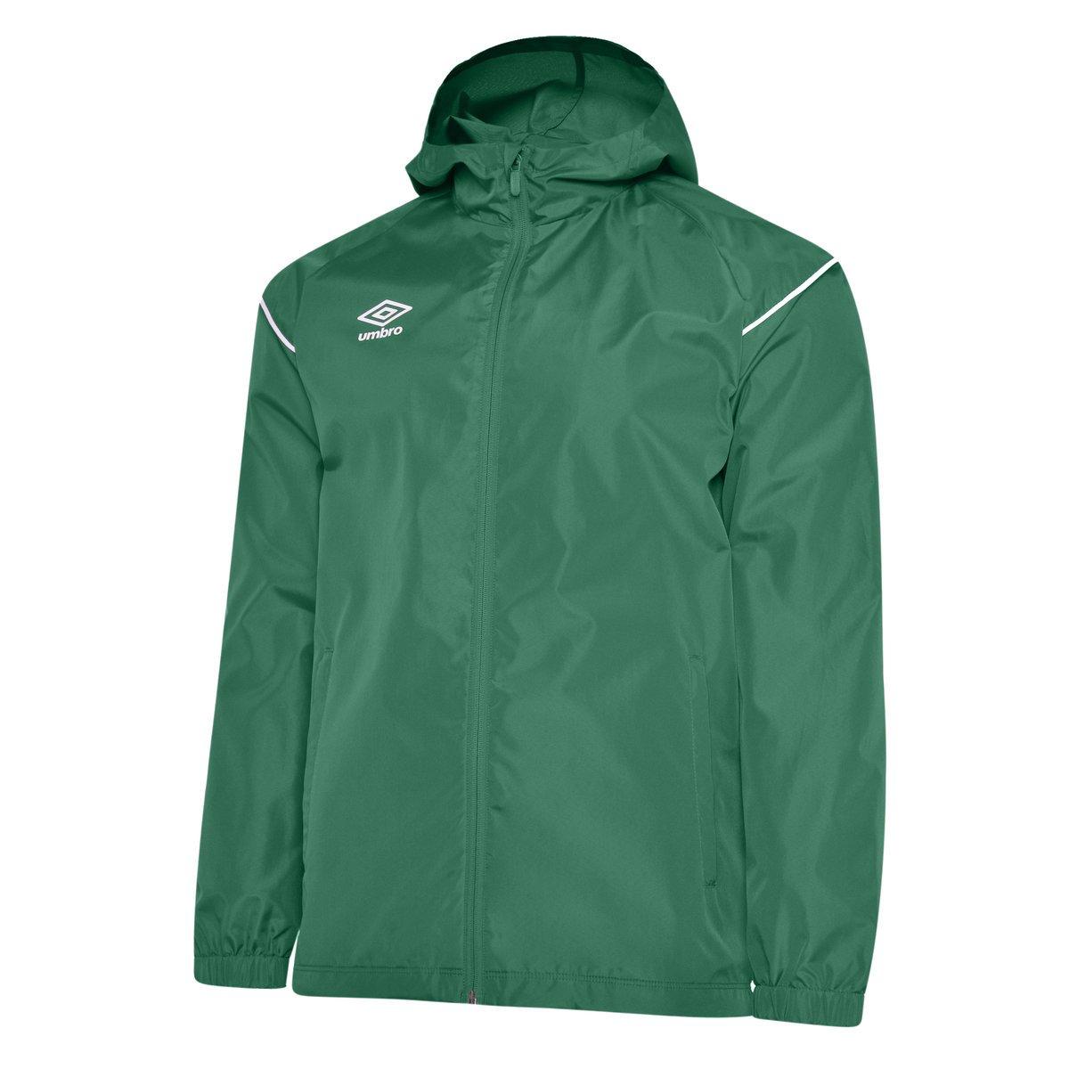 Jacke, Wasserfest Mit Kapuze Jungen Dunkelgrün 128 von Umbro