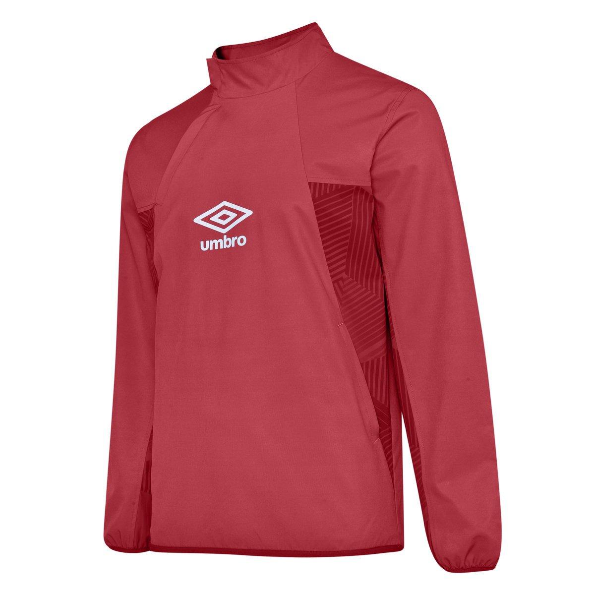 Maxium Jacke Winddicht Jungen Rot Bunt 128 von Umbro