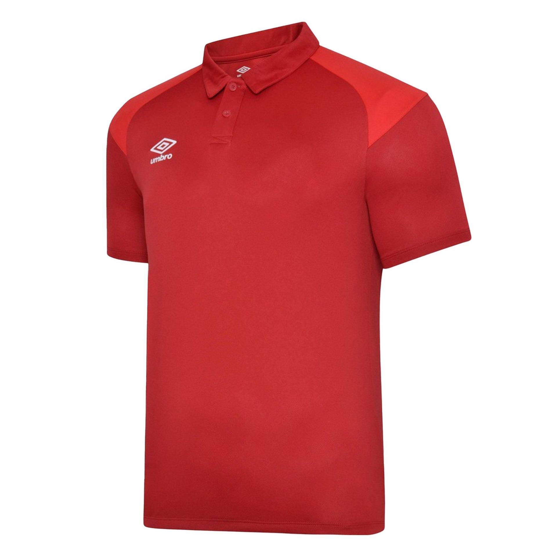 Poloshirt Mädchen Rot Bunt 146/152 von Umbro