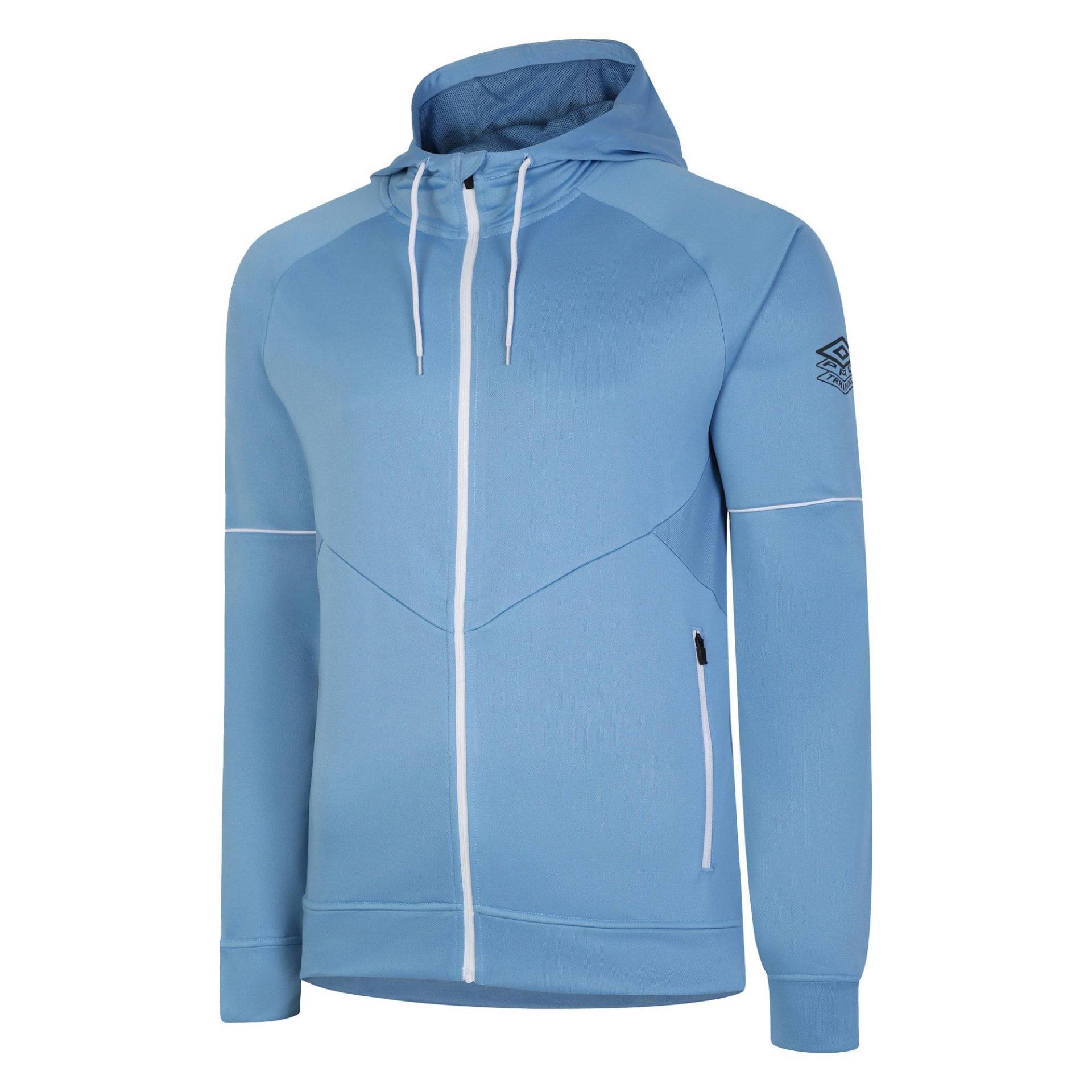 Pro Training Hoodie Mit Durchgehendem Reißverschluss Herren Hellblau XL von Umbro