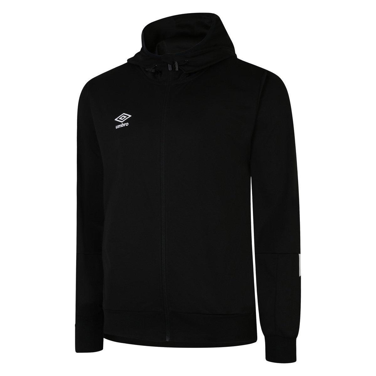 Total Training Hoodie Mit Durchgehendem Reißverschluss Herren Schwarz 3XL von Umbro