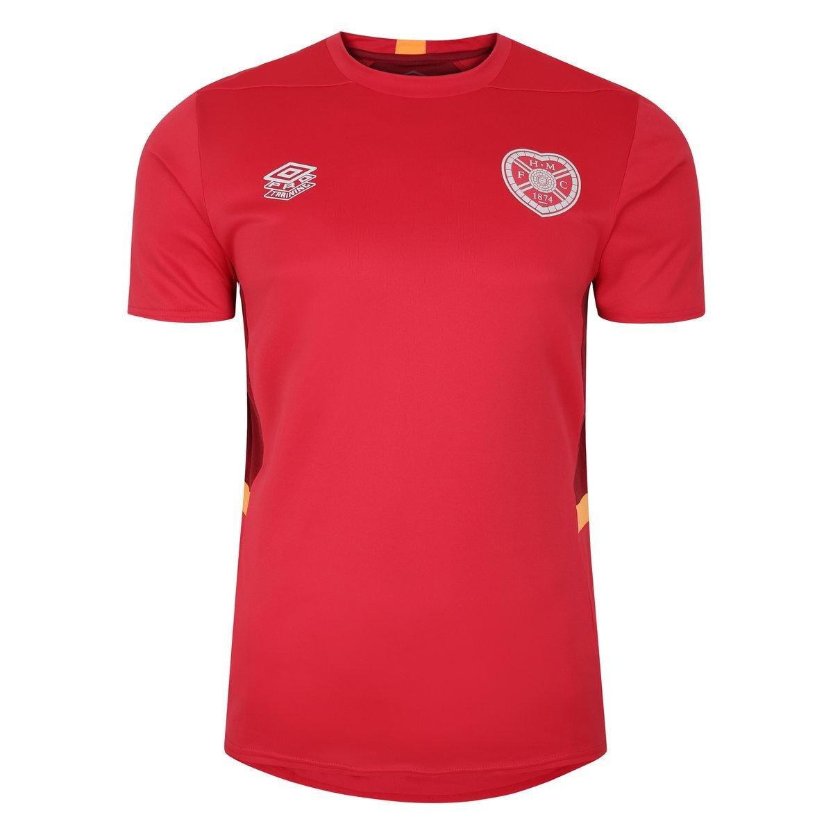 Trikot 2324, Herz Von Midlothian Fc, Training Mädchen Rot Bunt 158 von Umbro