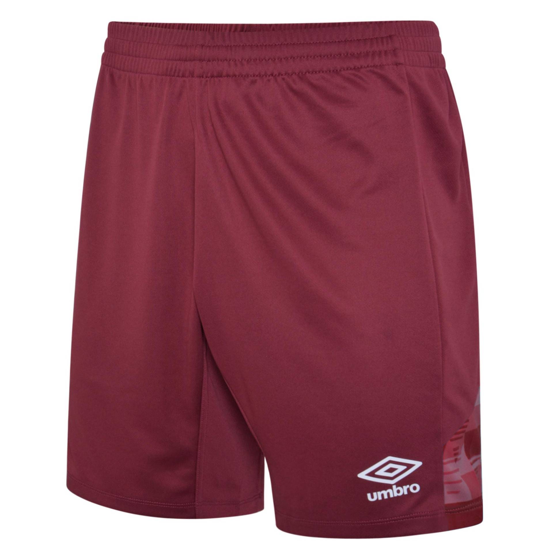 Vier Shorts Jungen Dunkelrot 140 von Umbro