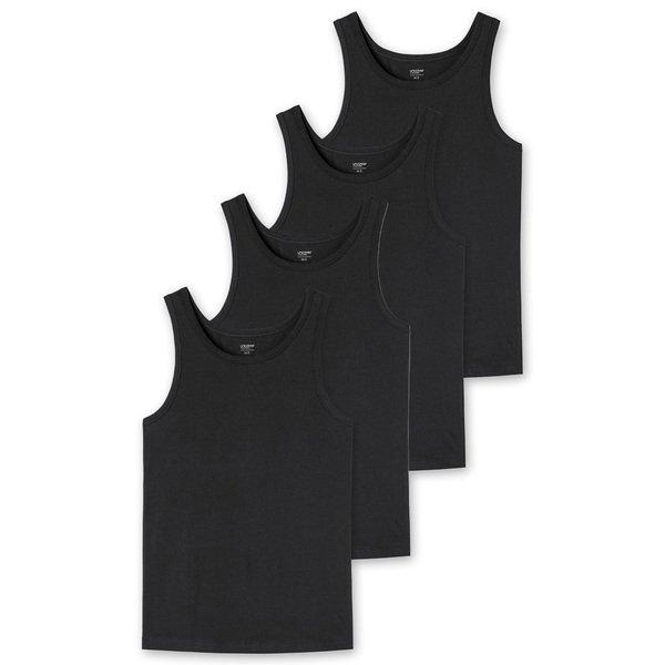 4er Pack Basic - Unterhemd Tanktop Herren Schwarz XXL von Uncover by Schiesser