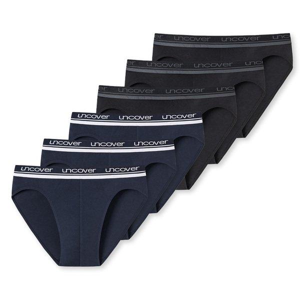 6er Pack Basic - Rio Slip Unterhose Herren Nachtblau 3XL von Uncover by Schiesser