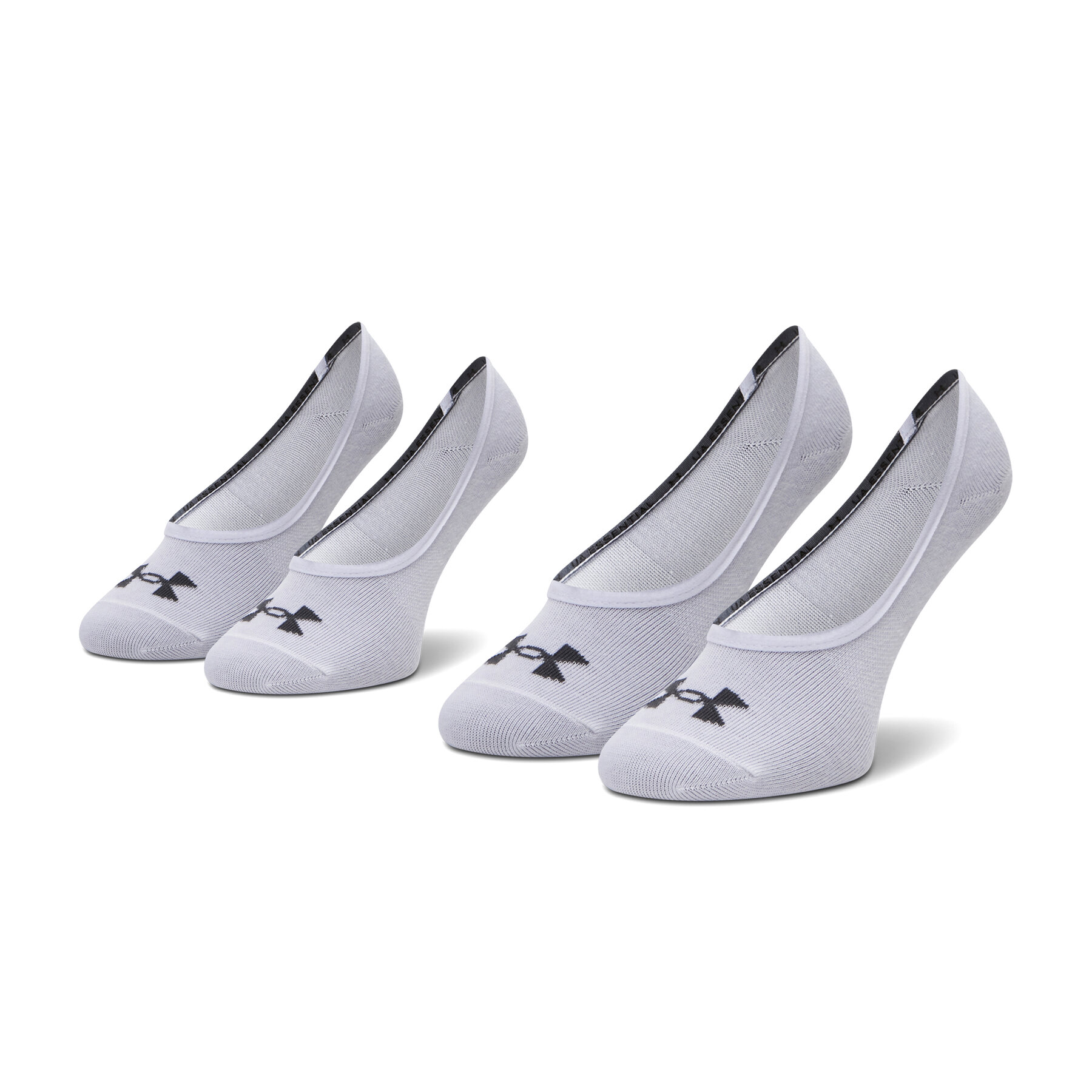 3er-Set Damen Sneakersocken Under Armour Essential Lolo Liner 1361148-100 Weiß von Under Armour