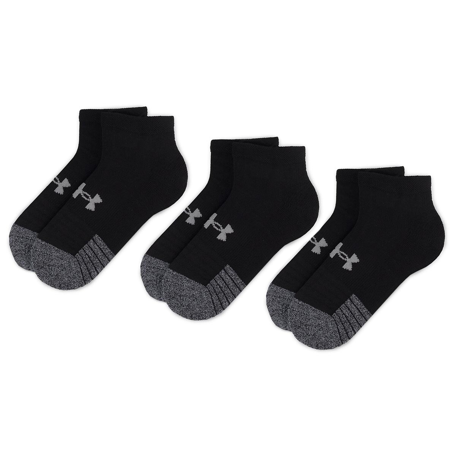 3er-Set niedrige Unisex-Socken Under Armour Heatgear Lo Cut Sock 1346753-001 Schwarz von Under Armour