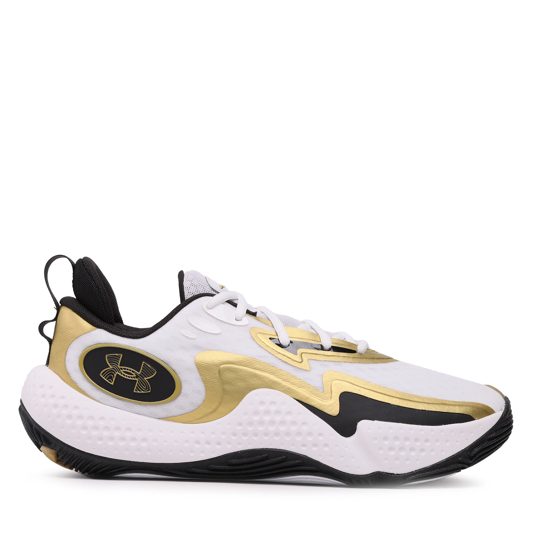 Schuhe Under Armour Ua Spawn 5 3026285-101 White/Black/Metallicgold von Under Armour