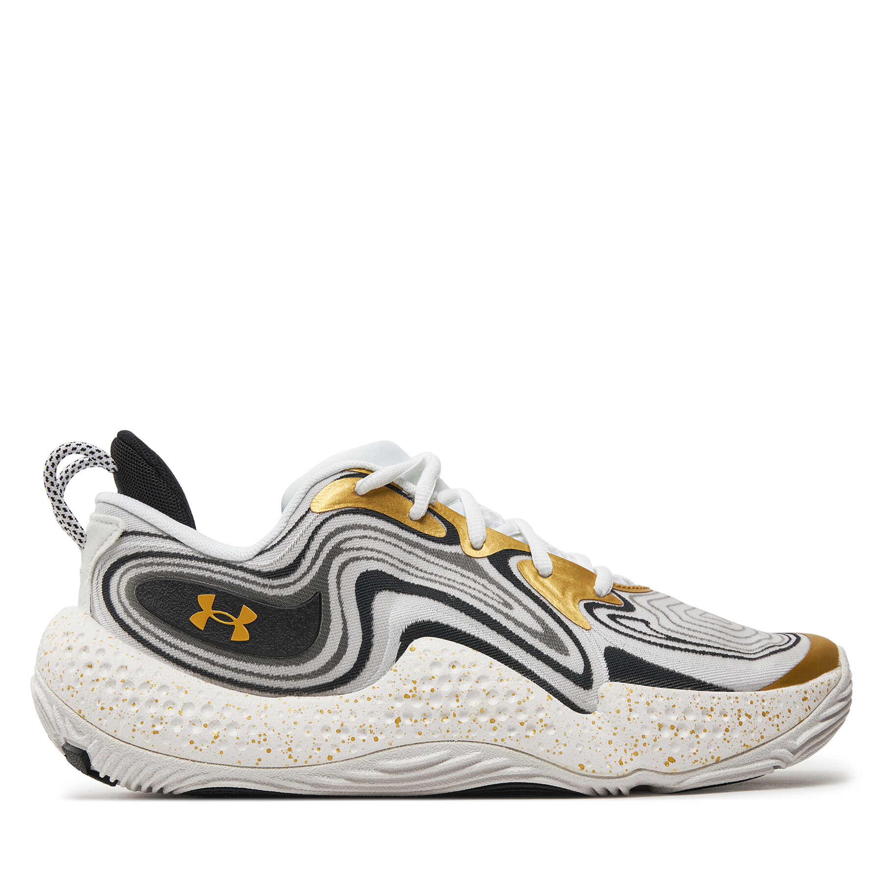 Schuhe Under Armour Ua Spawn 6 3027263-100 White/Black/Metallic Gold von Under Armour