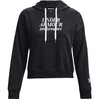 UNDER ARMOUR Damen Hoodie UA Recovery Fleece mit Schriftzug grau | L von Under Armour