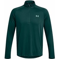 UNDER ARMOUR Herren Fitnessshirt UA Tech™ Shirt mit ½-Zip petrol | S von Under Armour