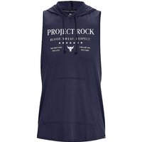 UNDER ARMOUR Herren Hoodie Project Rock Sleeveless dunkelblau | S von Under Armour