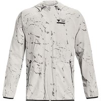 UNDER ARMOUR Herren Jacke Project Rock Unstoppable weiss | L von Under Armour