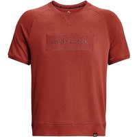 UNDER ARMOUR Herren T-Shirt Project Rock Terry Gym rot | M von Under Armour