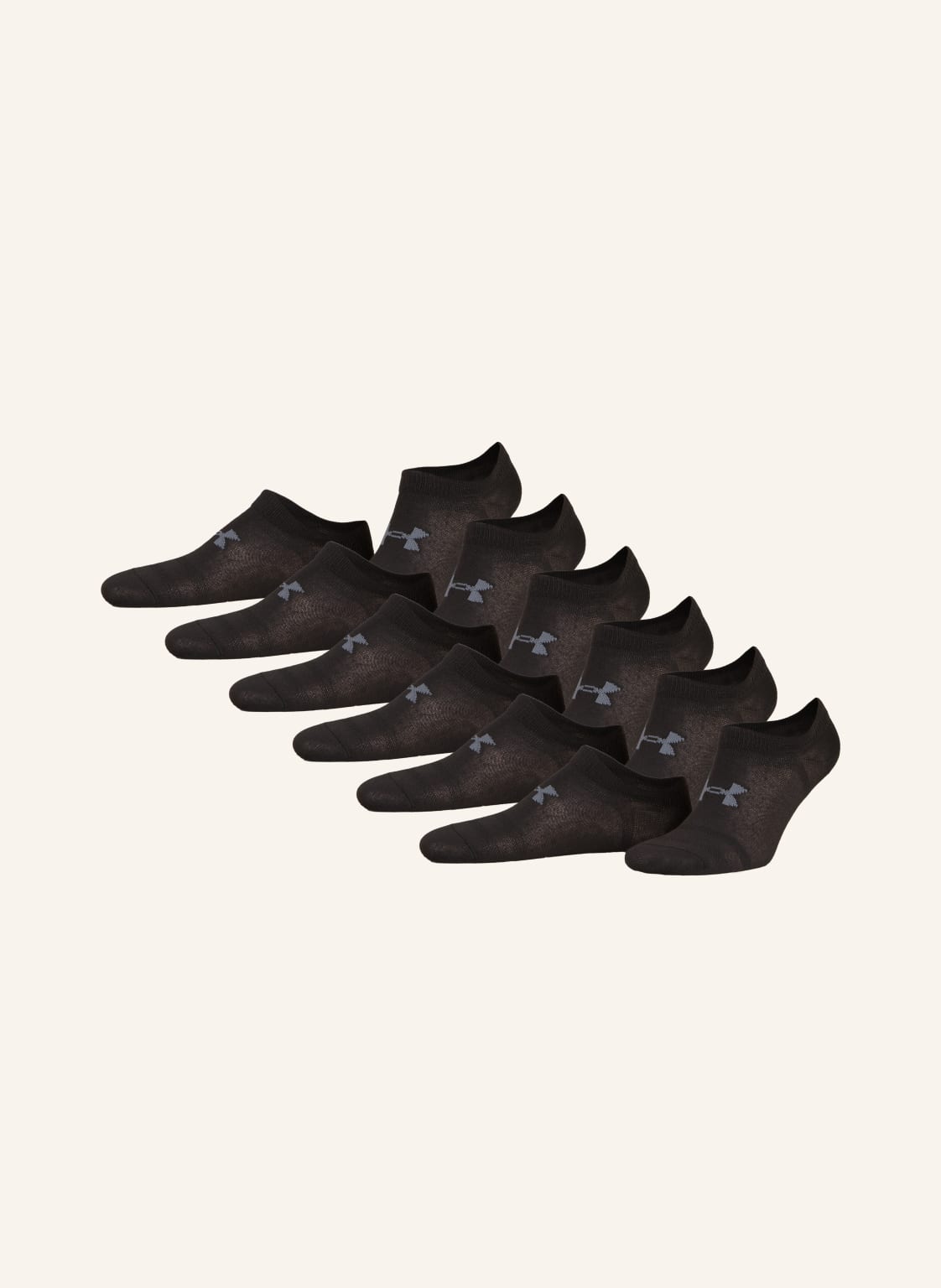 Under Armour 6er-Pack Sneakersocken Essential No Show schwarz von Under Armour