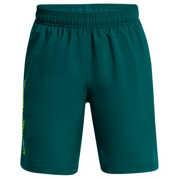 Under Armour - Kid's Woven Wordmark Shorts - Shorts Gr L;M;S;XL;XS blau;blau/grün von Under Armour